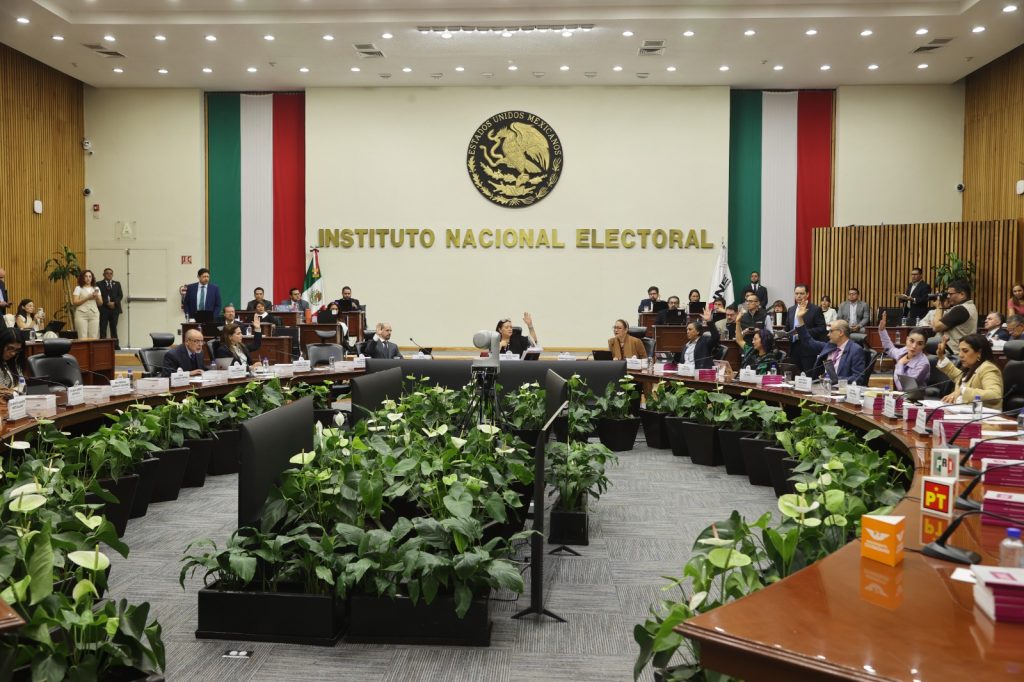 Sesión del Consejo General del INE