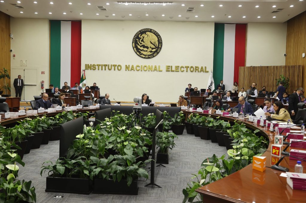 Sesión del Consejo General del INE