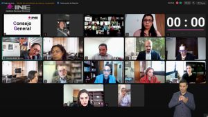 Sesión del Consejo General del INE