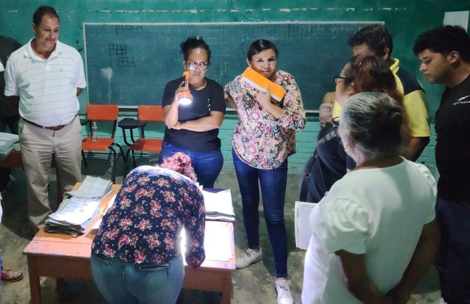 Conteo de boletas en Tamiahua, Veracruz