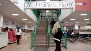 Imagen de una oficina consulado mexicano en el extranjero
