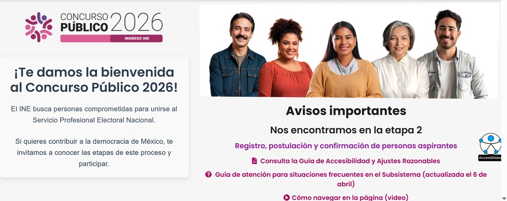 Anuncio de la convocatoria publica de ingreso al SPEN