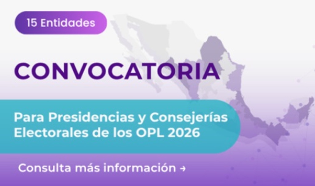 Anuncio de la convocatoria para una consejería del OPLE de Tlaxcala