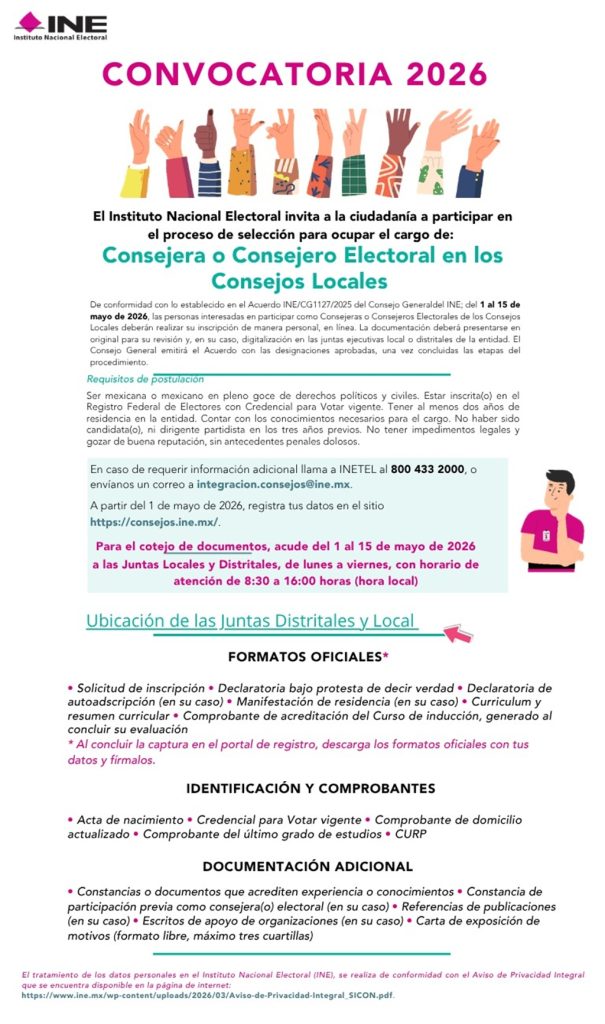 anuncio completo de las bases de la convocatoria