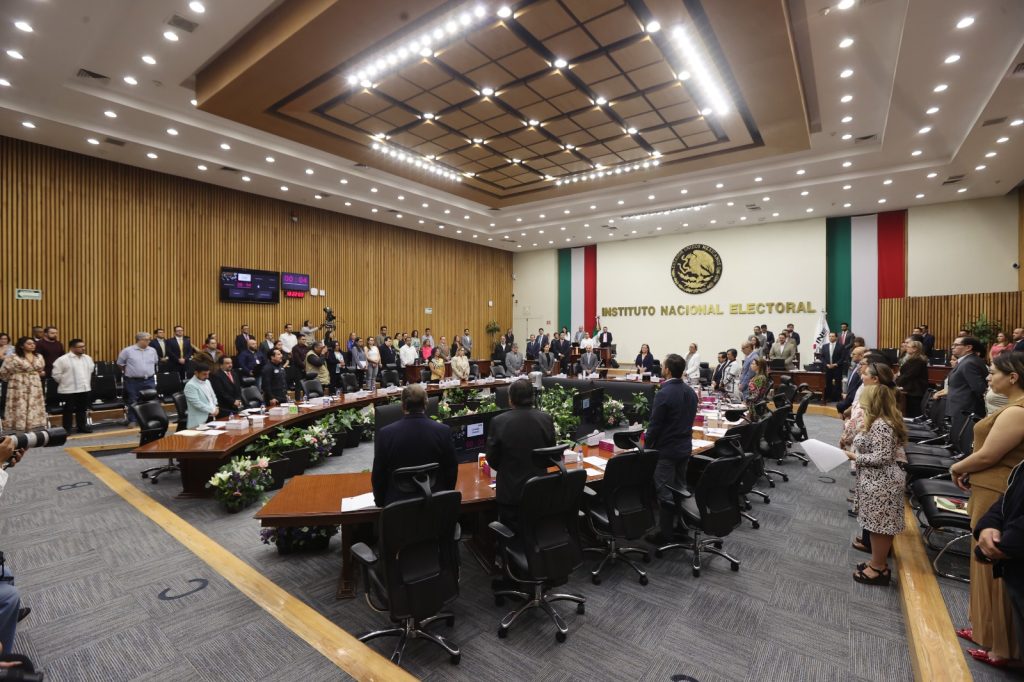 Sesión del Consejo General del INE