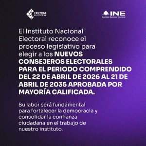 Nuevas Consejeras y Consejero Electorales