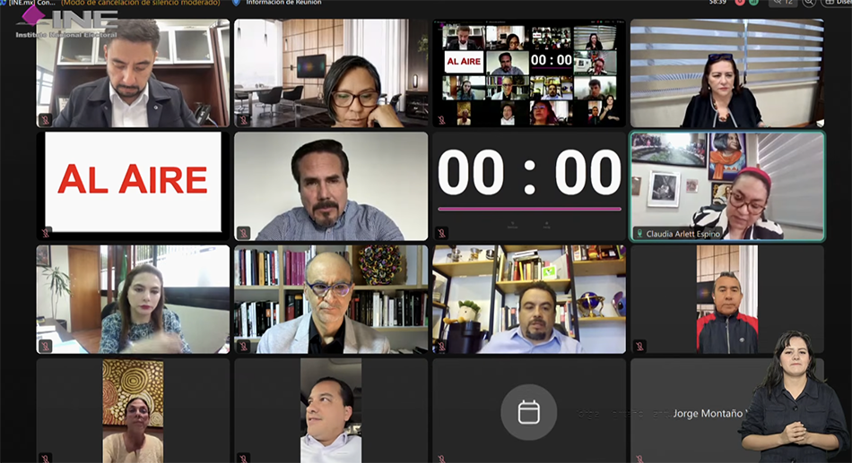 Sesión Virtual del Consejo General del INE