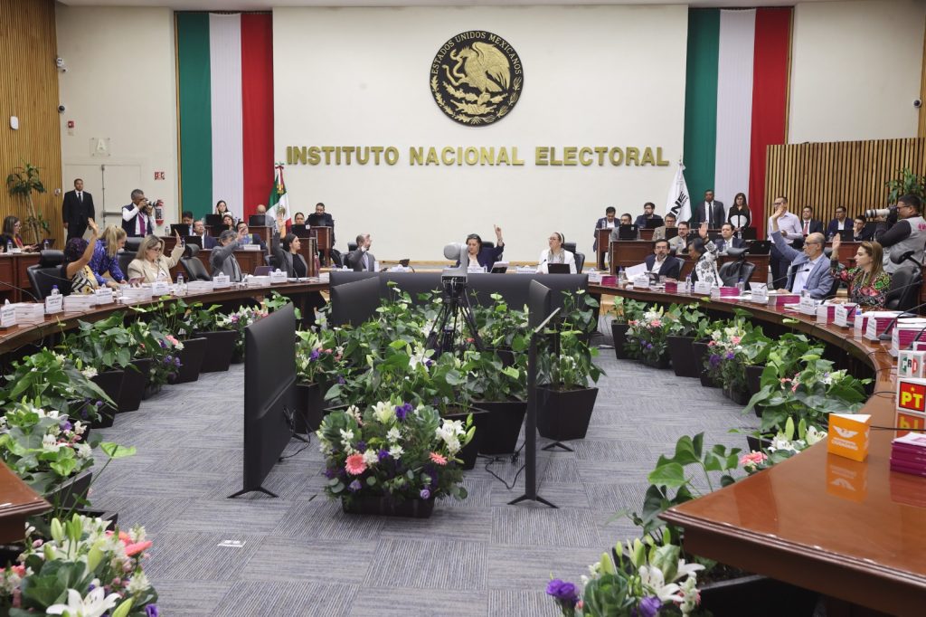 Sesión del Consejo General del INE