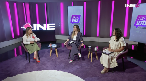 Panelistas del programa Likes&Leyes, episodio 1