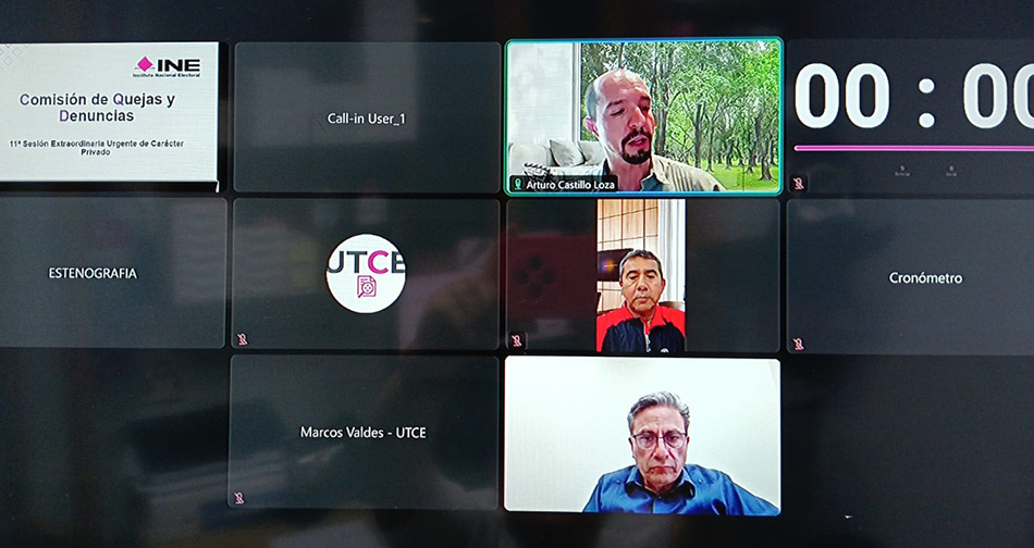 Sesión de la Comisión de Quejas y Denuncias