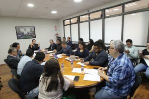 Reunión de la Secretaria Arlett Espino Ejecutiva con partidos políticos