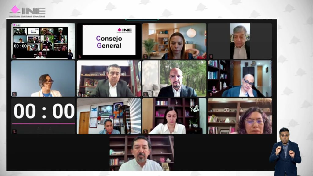 Sesión del Consejo General del INE (PJF)
