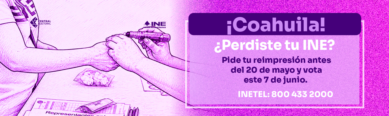 Ilustración de persona poniendo tinta indeleble en su dedo