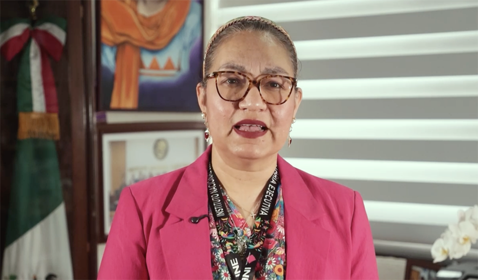 Secretaria Ejecutiva del INE, Claudia Arlett Espino