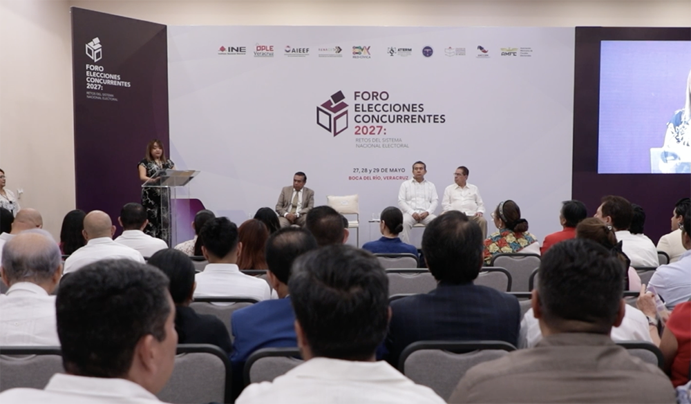Vista panorámica de la inauguración del Foro Elecciones Concurrentes 2027