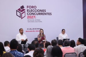 Consejera Carla Humphrey en el Foro Elecciones Concurrentes 2026