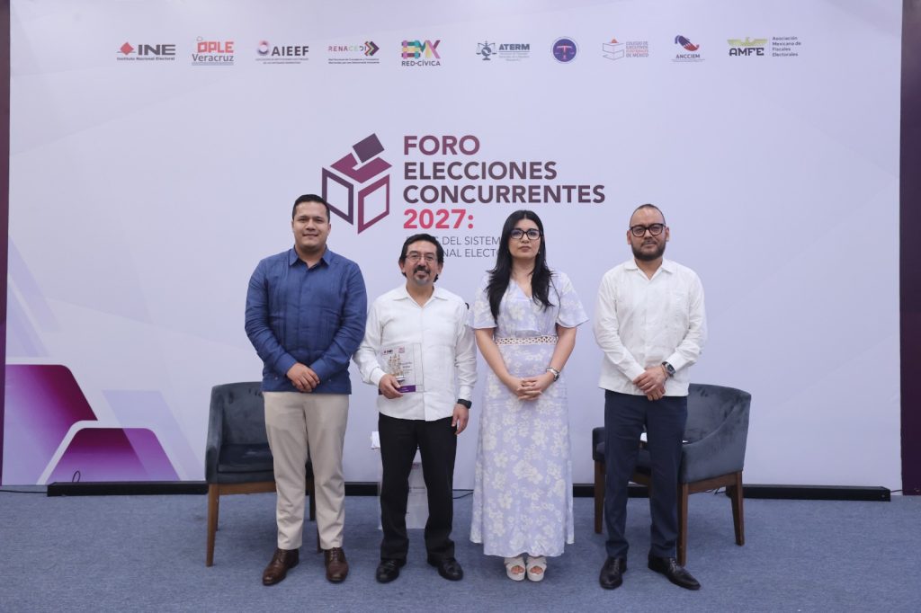 Panelistas de la Mesa 2 del Foro Elecciones Concurrentes 2027