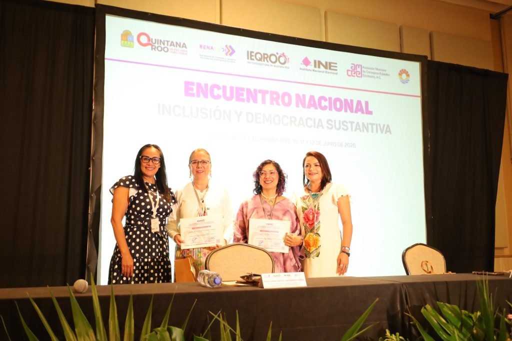 Panelistas del Encuentro Nacional de Inclusión y Democracia Sustantiva