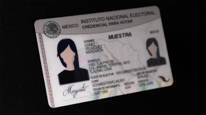Vista de una Credencial para Votar