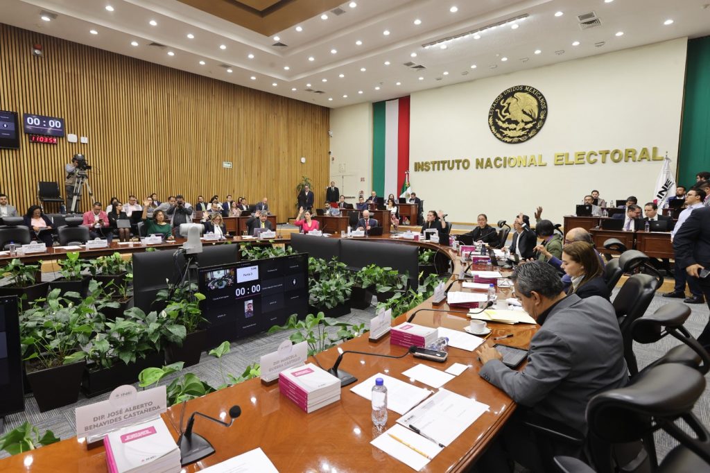 Sesión del Consejo General del INE