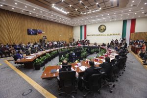 Sesión del Consejo General del INE