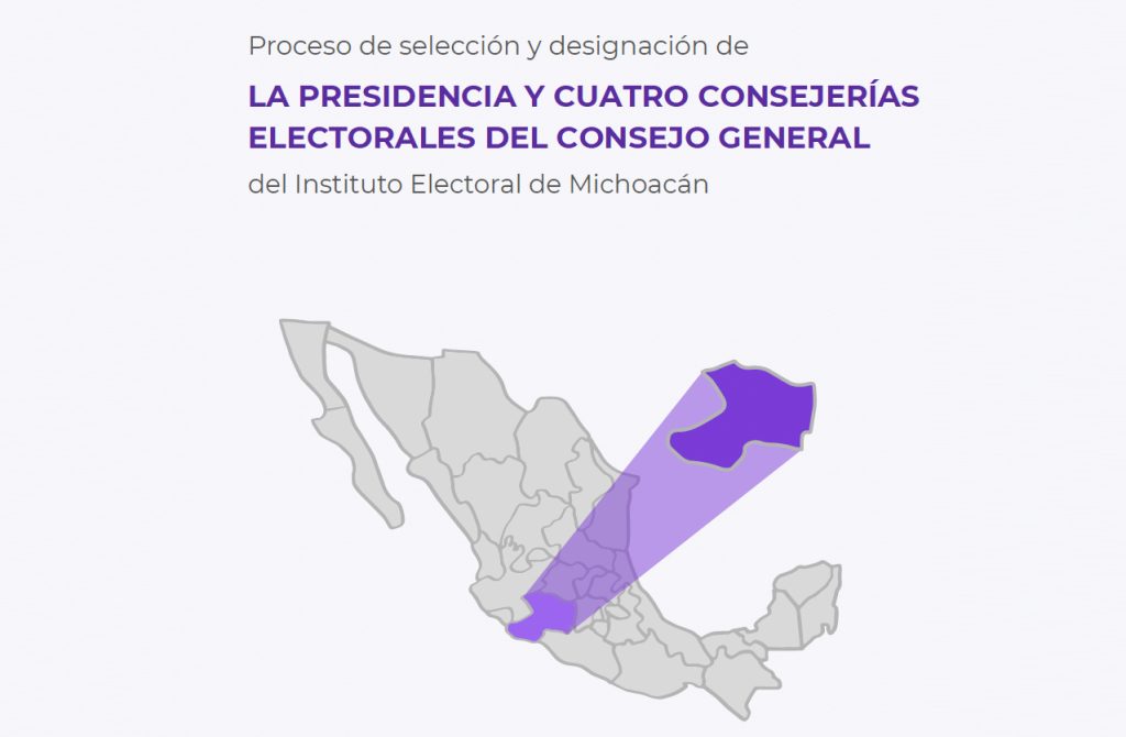mapa de la República mexicana destacando el Estado de Michoacán