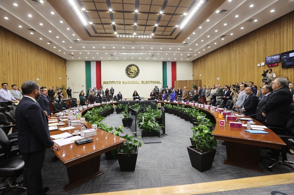 Sesión del Consejo General del INE