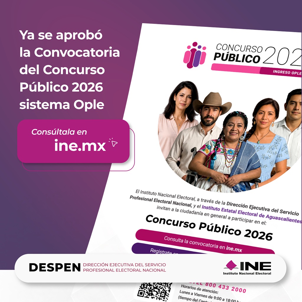 Convocatoria 2026 para ingresar al OPLE de Zacatecas