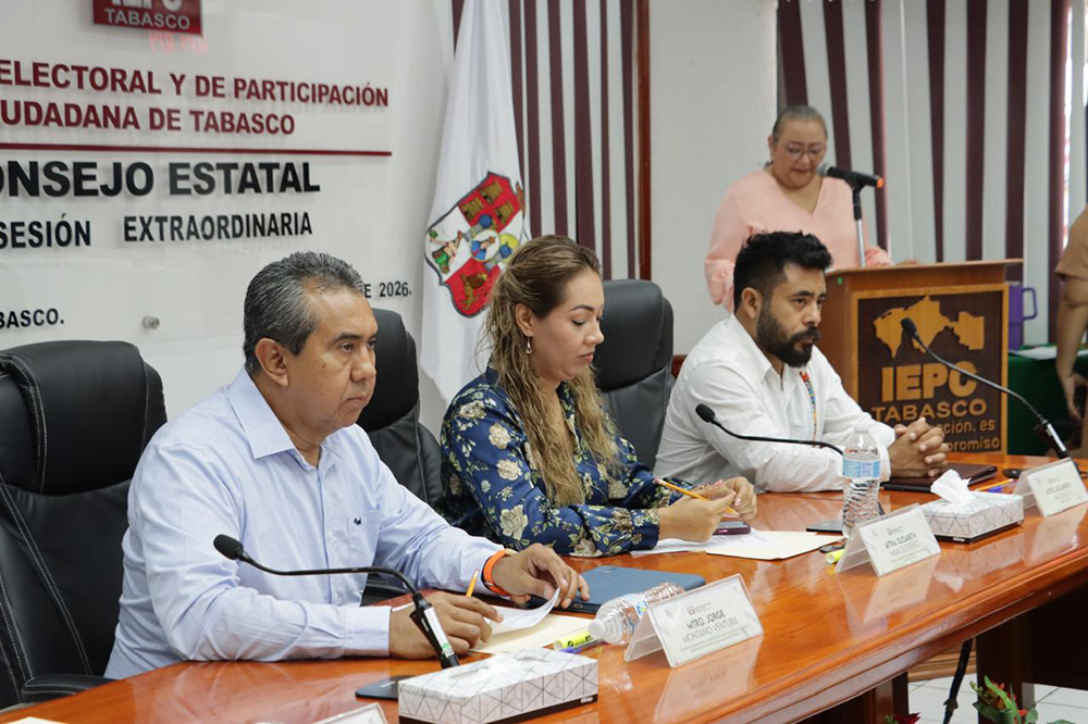 EL Consejero Jorge Montaño en el Instituto Electoral y de Participación Ciudadana de Tabasco