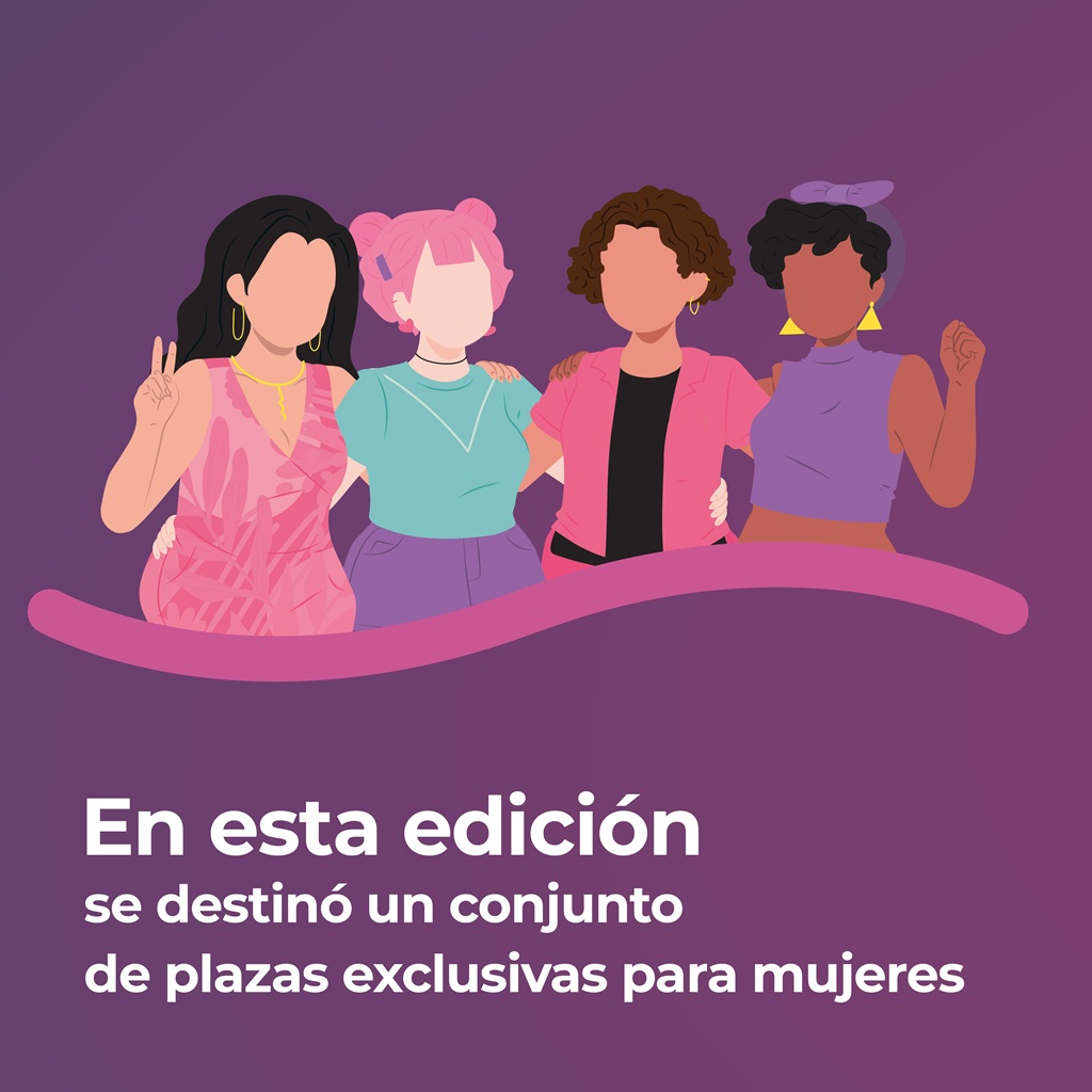 imagen hecha con IA son cuatro caricaturas de mujeres