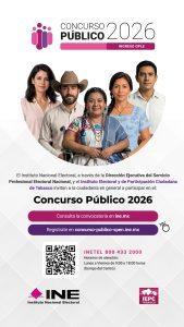 Convocatoria con cinco personas de Tabasco