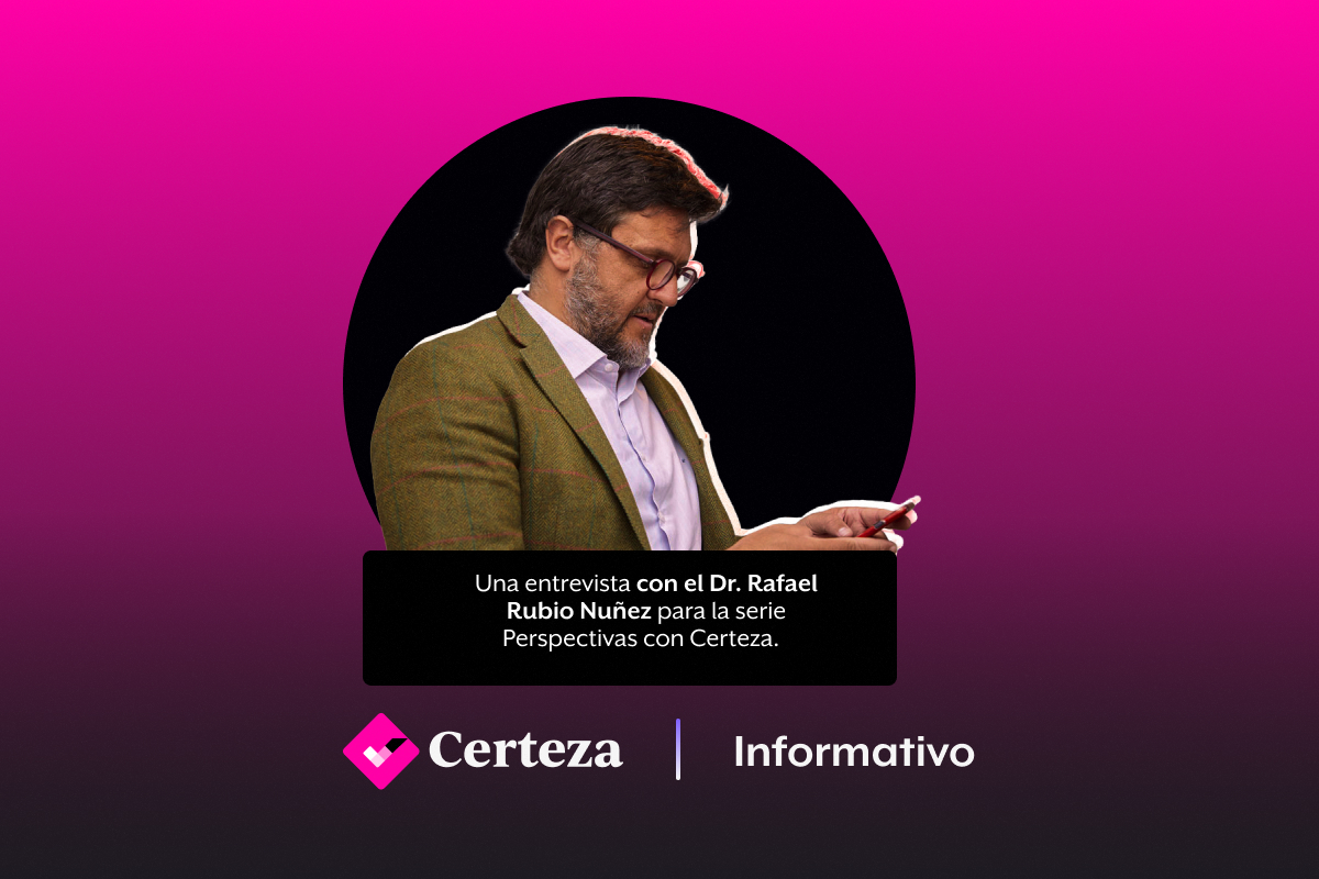 Fotografía del doctor Rafael Rubio, especialista a quien se realizó una entrevista.