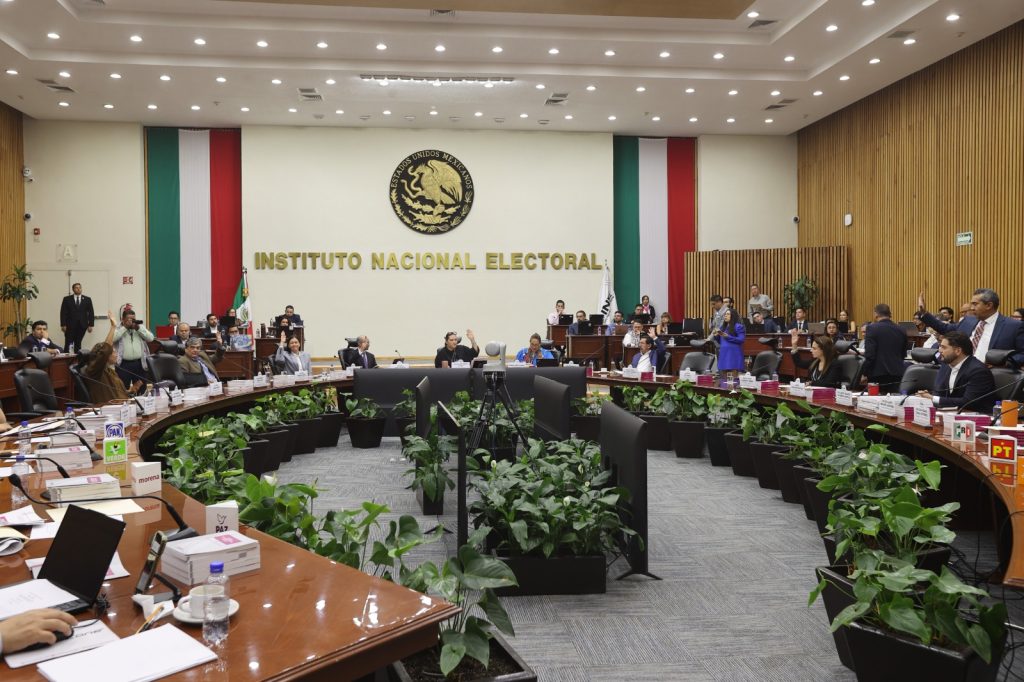 Sesión del Consejo General del INE