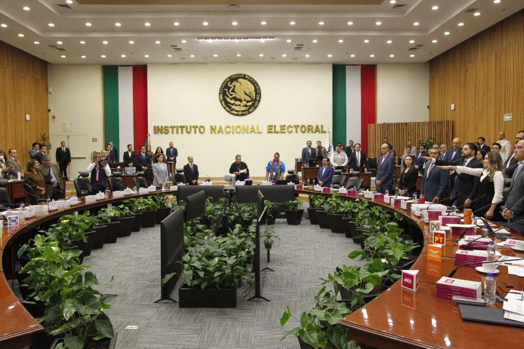 Sesión del Consejo General del INE