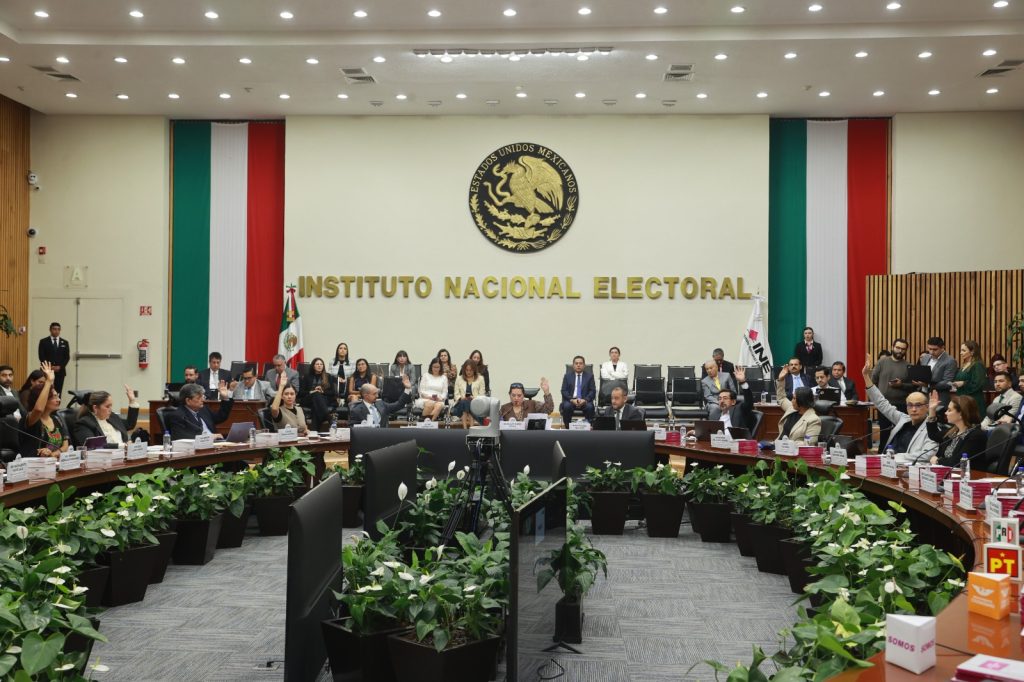 Sesión del Consejo General del INE