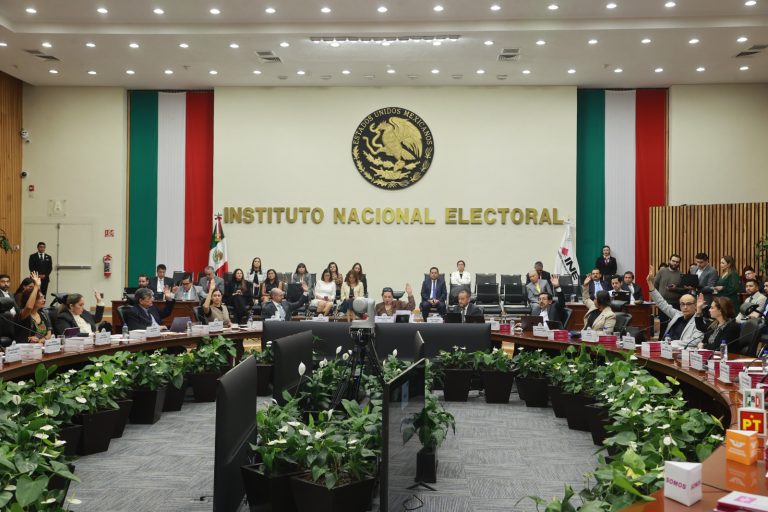 Sesión del Consejo General del INE