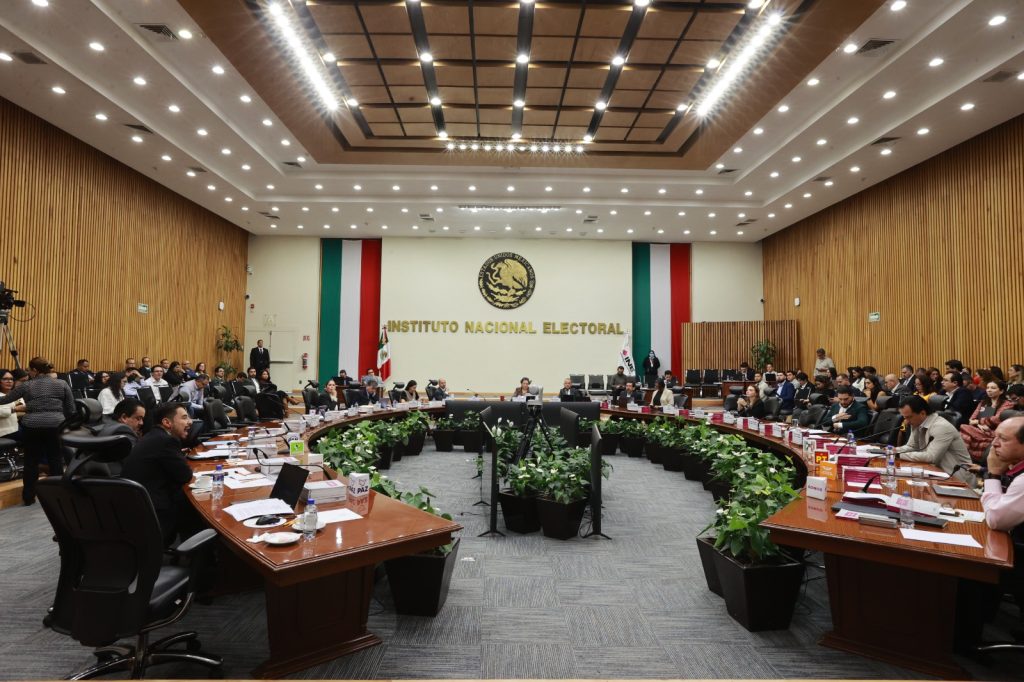 Sesión del Consejo General del INE