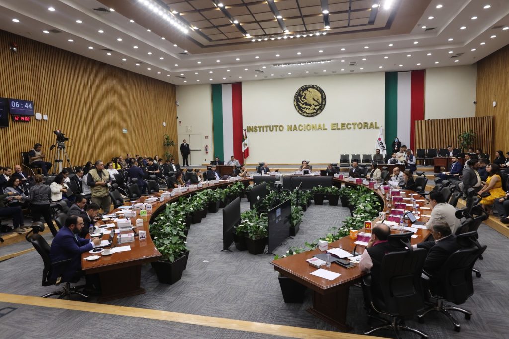 Sesión del Consejo General del INE