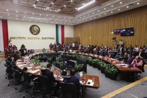 Pleno en la Sesión del Consejo General del INE