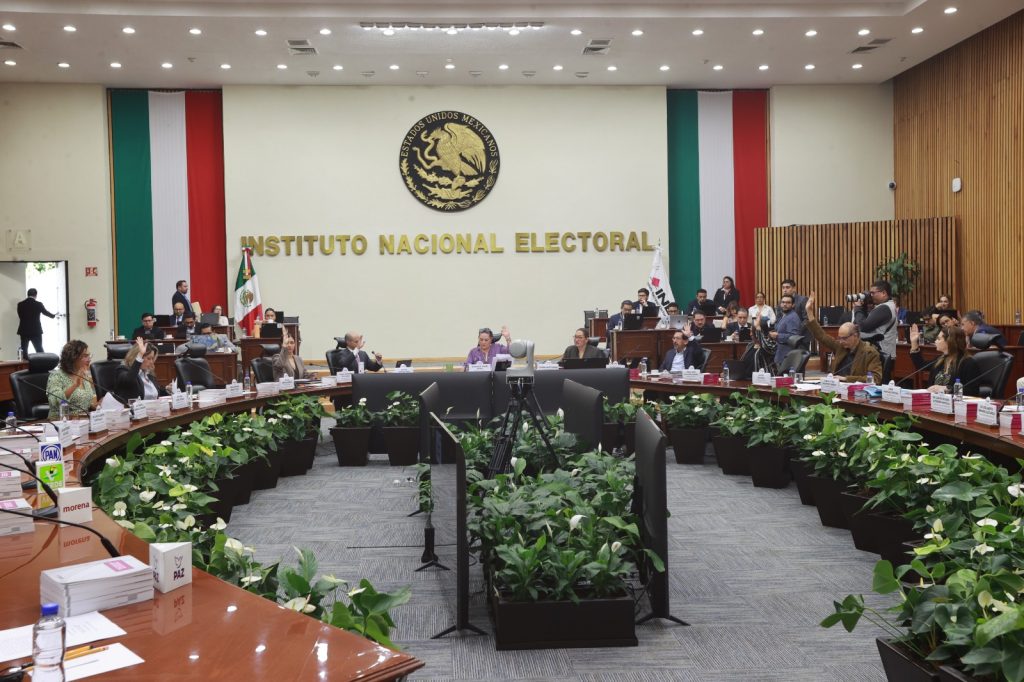 Sesión del Consejo General del INE