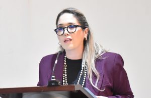 Consejera Frida Gómez en la Conferencia Magistral, Panorama General del Proceso Electoral 2026-2027