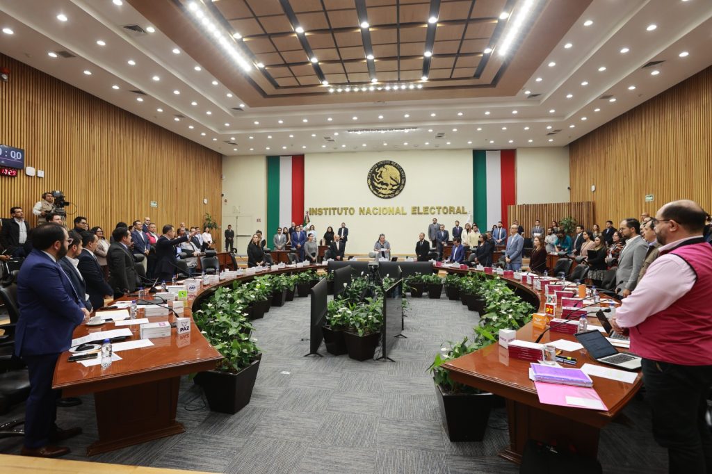 Sesión del Consejo General del INE