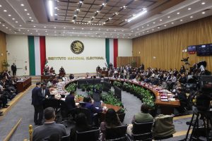 Sesión del Consejo General del INE