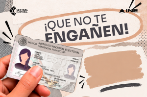 Imagen de una credencial para Votar