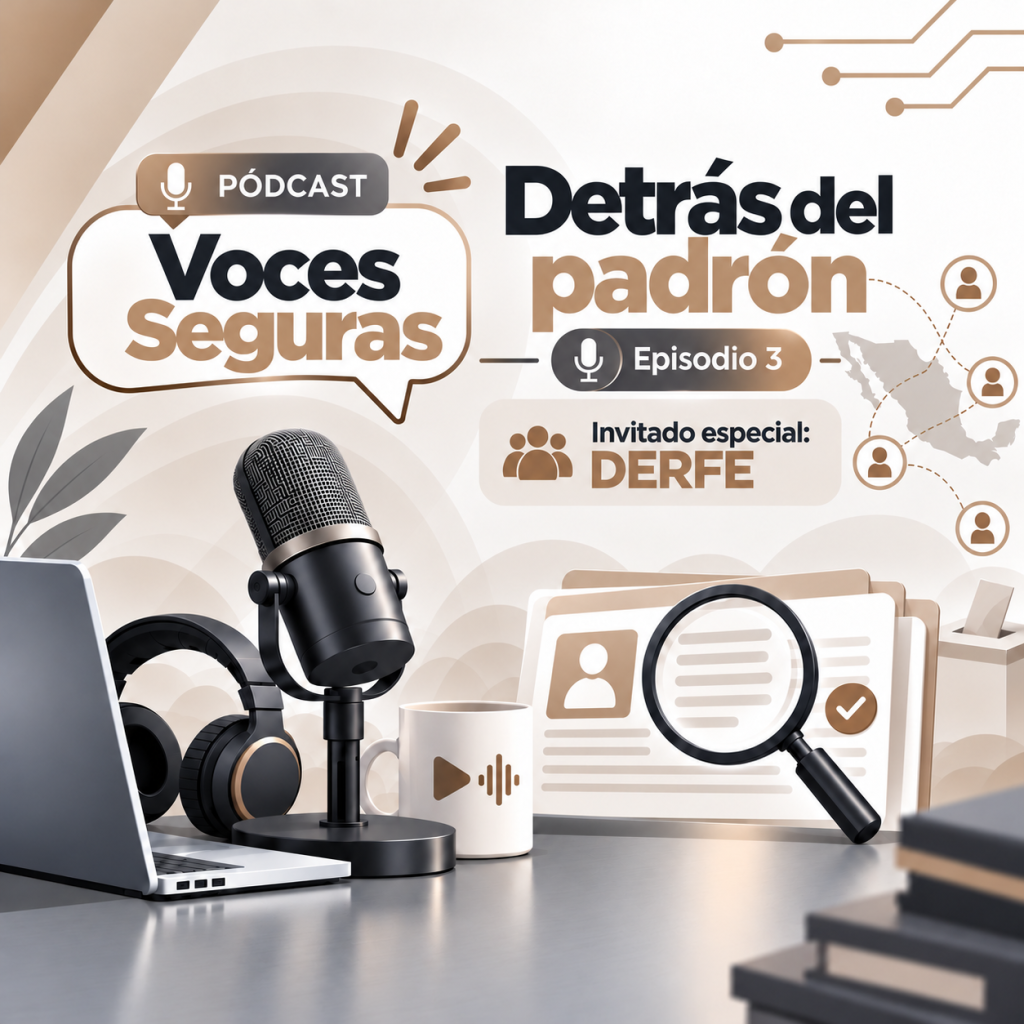 Portada del podcast Voces Seguras, episodio 3
